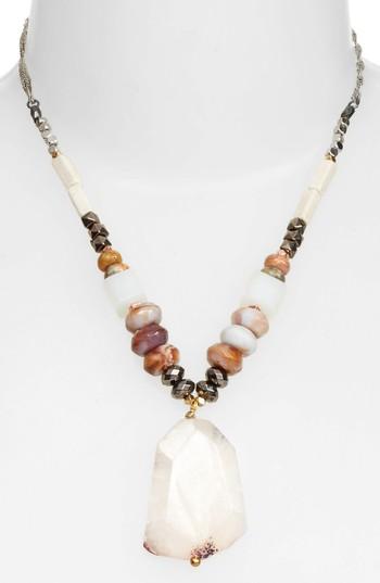 Women's Nakamol Design Agate Pendant Necklace
