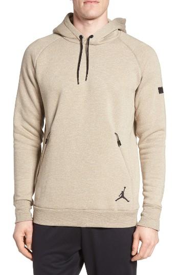 Men's Nike Jordan Icon Hoodie - Beige