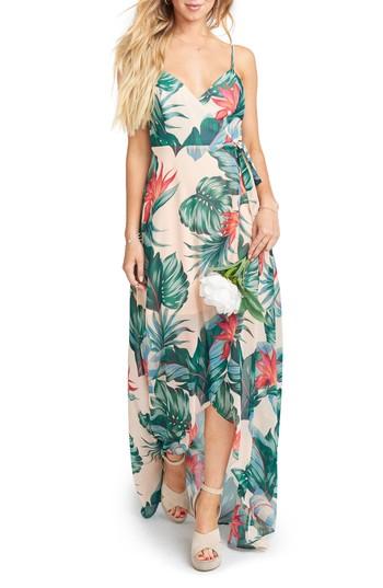 Women's Show Me Your Mumu Mariah Wrap Maxi Dress - Green
