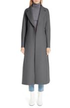 Women's Harris Wharf London Long Wool Duster Coat Us / 38 It - Brown