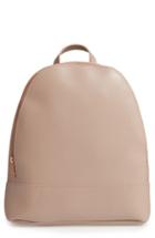 Sole Society Chester Faux Leather Backpack - Beige