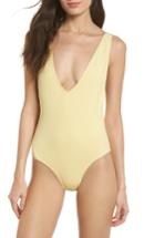 Women's Static Vermont One-piece Swimsuit - Yellow