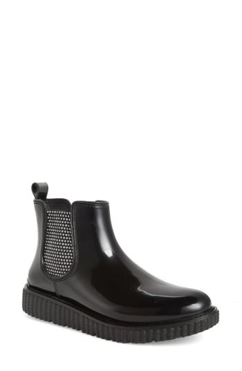 Women's Michael Michael Kors Lulu Rain Bootie M - Black