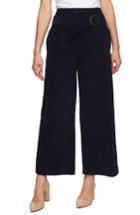 Women's 1.state Belted Wide Leg Corduroy Pants (similar To 14w) - Blue