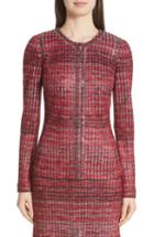 Women's St. John Collection Ombre Shine Knit Jacket - Pink
