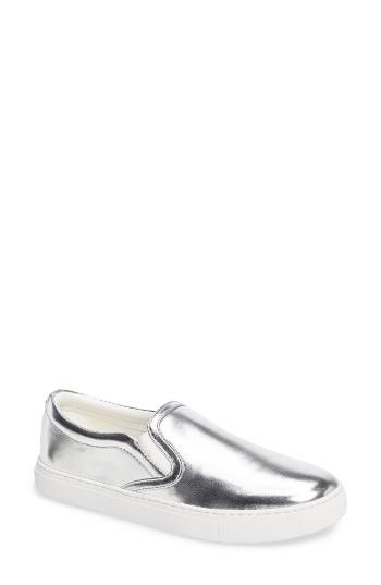 Women's Sam Edelman Pixie Slip-on Sneaker .5 M - Metallic