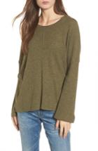 Women's Madewell Northroad Pullover Sweater - Green
