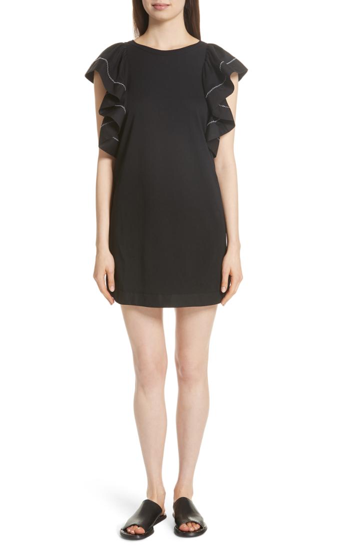 Women's See By Chloe Ruffle Sleeve Dress