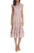 Women's Rebecca Taylor Zelma Floral Dress - Pink