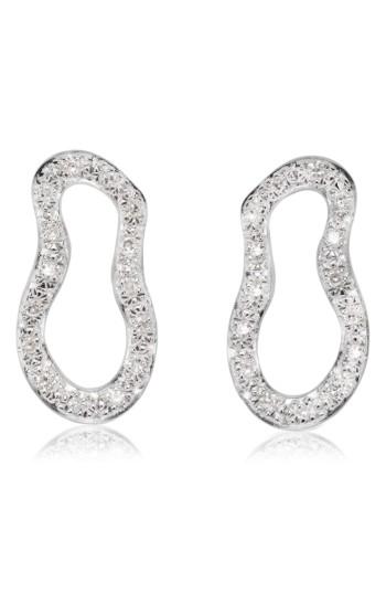 Women's Monica Vinader Riva Pave Diamond Drop Earrings