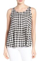Petite Women's Caslon Pleat Front Tank P - White