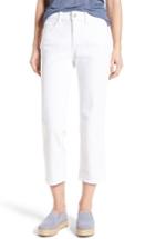 Women's Nydj Marilyn Relaxed Stretch Capri Jeans - White