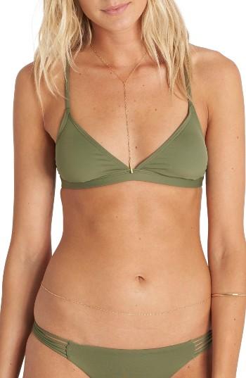 Women's Billabong It's All About The Triangle Bikini Top