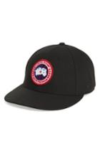 Men's Canada Goose Core Snapback Baseball Cap - Black