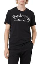 Men's Burberry Paris Logo T-shirt - Black