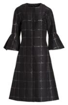 Women's St. John Collection Square Metallic Jacquard Jacket - Black