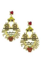 Women's Elizabeth Cole I Love New York Crystal Drop Earrings
