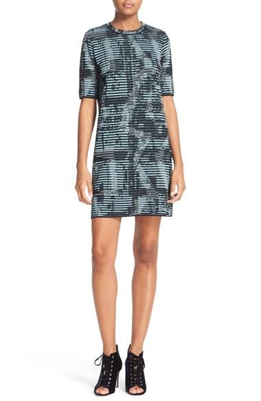 Women's M Missoni Metallic Openwork Shift Dress