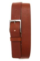 Men's Boss C-gem Leather Belt - Medium Brown