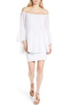 Women's Bailey 44 Waterfall Off The Shoulder Dress - White