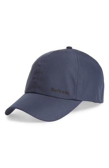 Men's Barbour Dee Waterproof Ball Cap - Blue