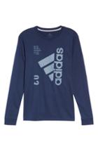 Men's Adidas Long Sleeve Technical T-shirt - Blue