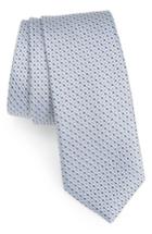 Men's Calibrate Stellar Skinny Silk Tie, Size - Metallic