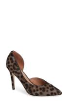 Women's Halogen Autumn Genuine Calf Hair Pump .5 M - Brown