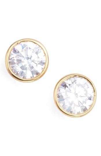 Women's Nordstrom Cubic Zirconia Bezel Stud Earrings