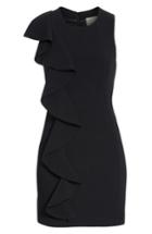 Women's Cinq A Sept Kimberlin Ruffle Dress - Black