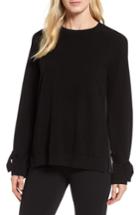 Women's Nordstrom Signature Cashmere & Stretch Silk Pullover - Black