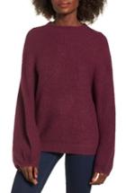 Women's Lost + Wander Cabernet Sweater /small - Burgundy