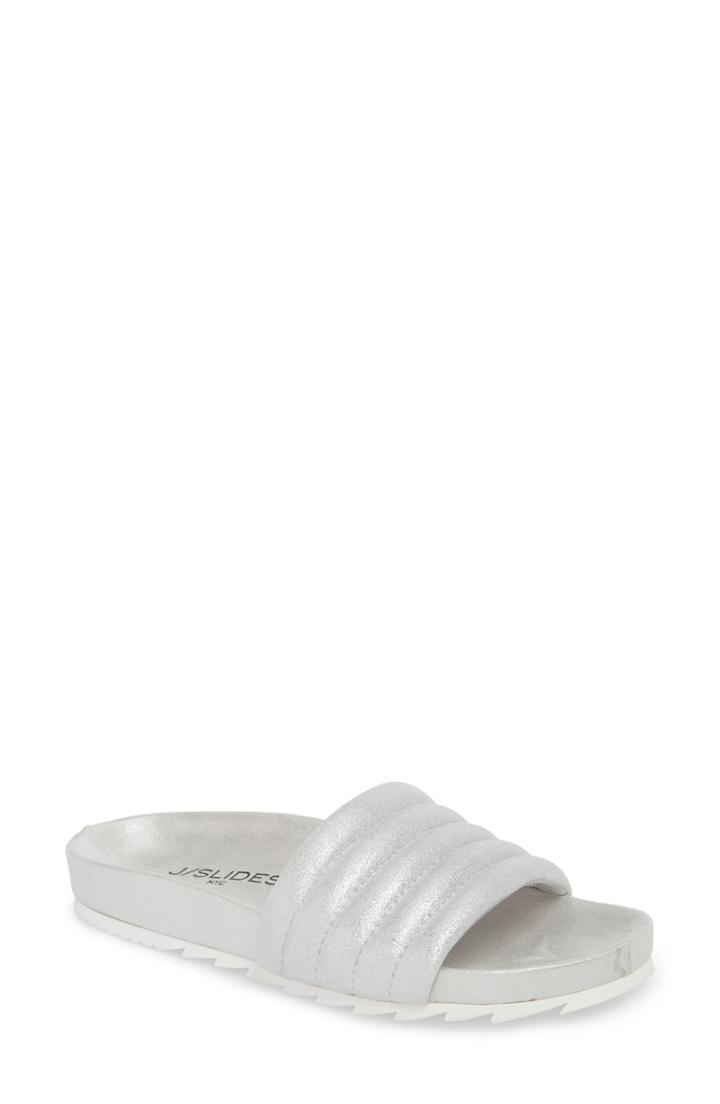 Women's Jslides Eppie Slide Sandal .5 M - Metallic