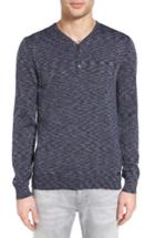 Men's John Varvatos Star Usa Space Dye Henley Sweater