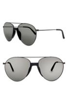 Women's Smoke X Mirrors Fortunate Son 55mm Aviator Sunglasses - Grey Wood Finish