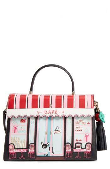 Kate Spade New York Ma Cherie - Cafe Leather Satchel - Black