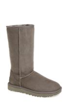 Women's Ugg 'classic Ii' Genuine Shearling Lined Boot, Size 7 M - Grey