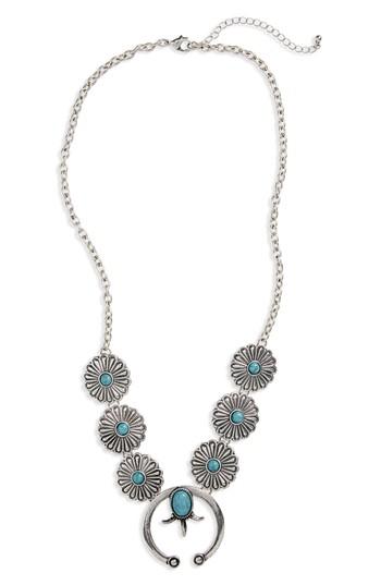 Women's Kitsch Western Floral Chain Necklace