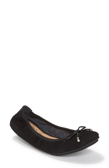 Women's Me Too 'halle 2.0' Ballet Flat .5 W - Black