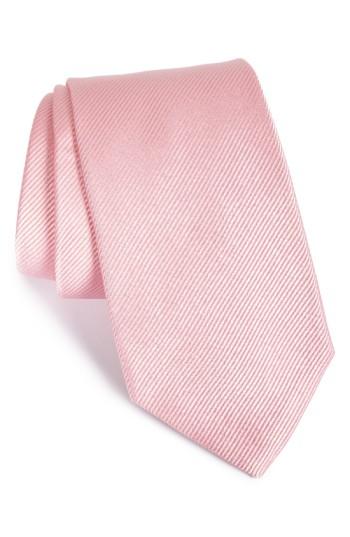 Men's Gitman Solid Silk Tie, Size X-long - Pink