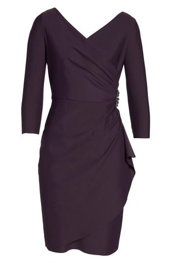 Women's Alex Evenings Embellished Ruched Sheath Dress