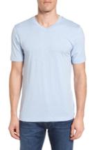 Men's Travis Mathew 'trumbull' Trim Fit Slubbed T-shirt - Blue