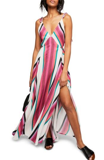 Women's Free People Neon Lights Maxi Dress - Pink
