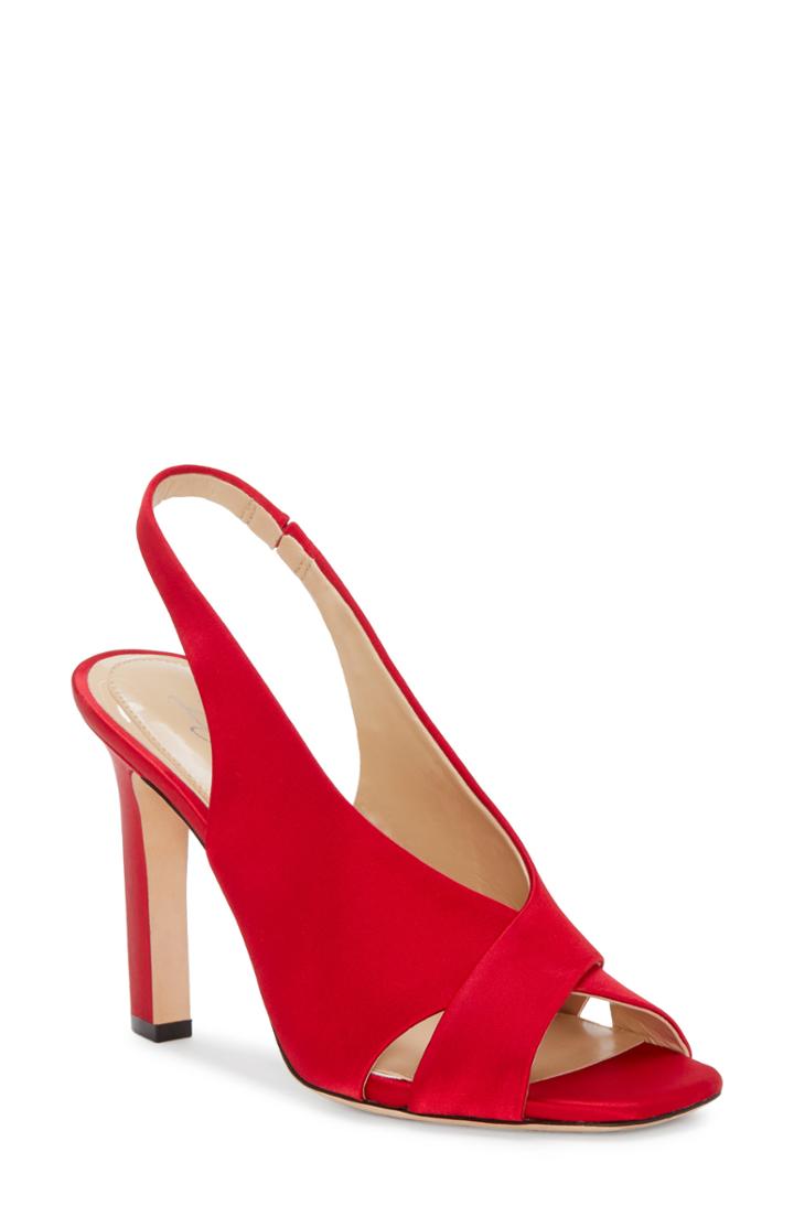 Women's Imagine By Vince Camuto Wrennie Slingback Sandal M - Red