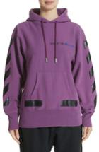 Women's Off-white X Champion Pullover Hoodie, Size - Purple