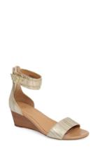 Women's Ugg 'char' Ankle Strap Wedge Sandal M - Metallic