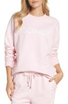 Women's Brunette The Label Blonde Crewneck Sweatshirt /small - Pink