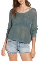 Women's Billabong Dance With Me Knit Sweater - Blue/green