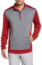 Men's Cutter & Buck Replay Classic Fit Half Zip Pullover - Red