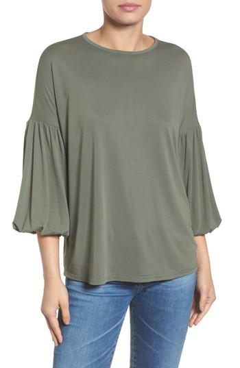 Women's Caslon Blouson Sleeve Tee - Green